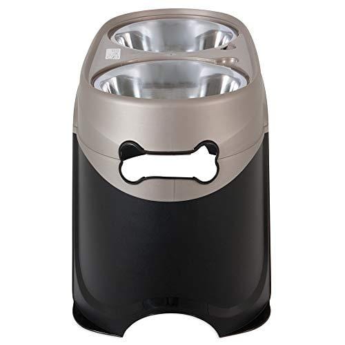 Petmate Easy Reach Pet Diner Elevated Dog Bowls 2 Sizes 2 Polished Colors