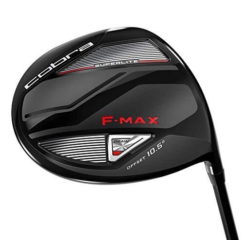Cobra Golf 2019 F-Max Superlite Offset Driver Black-Red (Men's, Right Hand, Graphite, Senior Flex, 10.5)