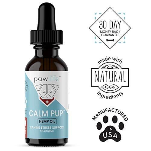 Dog Calming Aid - 1000mg Hemp Oil for Dogs - Calming Extract for Stress and Anxiety Support - Omega 3 and 6 Fatty Acids - Hip and Joint Pain Support for Dogs - 1oz