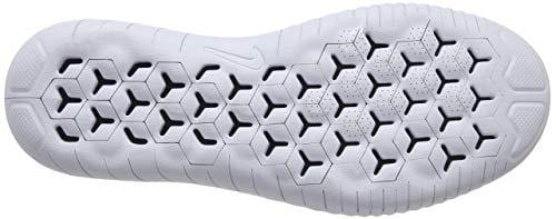 Nike Womens Free RN Flyknit 2018 Running Shoes (6 B(M) US) Black/White