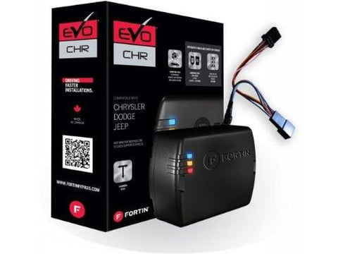 Fortin EVO-CHRT6 Stand-Alone Add-On Remote Start Car Starter System For Chrysler Dodge Jeep Fobik Smart Key And Push-To-Start Vehicles