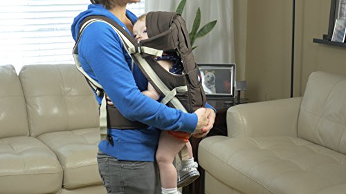 Family First Enterprises Baby Carrier 4 Position 360 Sling, Front & Rear Facing, Backpack Positions, Newborn to Toddler, Easy in & Out-Padded Straps & Waist Belt, Pink