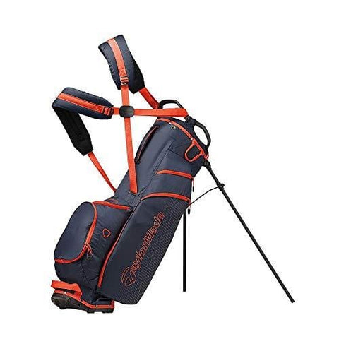 TaylorMade 2019 LiteTech 3.0 Stand Golf Bag, Navy/Blood Orange