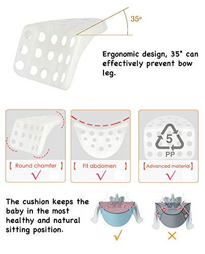 Baby Hip Seat Carrier Baby Waist Stool for Child Infant Toddler with Adjustable Strap Buckle Pocket Soft Inner Huge Storage (Pink)