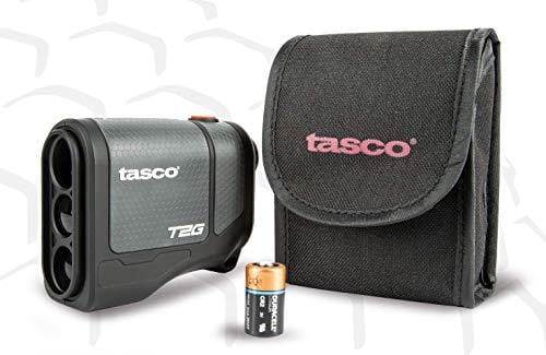 Tasco Tee-2-Green (Standard Version) Golf Laser Rangefinder PlayBetter Pack | 2019 Release | 5X Mag, 1 Yard Accuracy, Scan Mode, Case (+Microfiber Towel & Two CR2 Batteries)