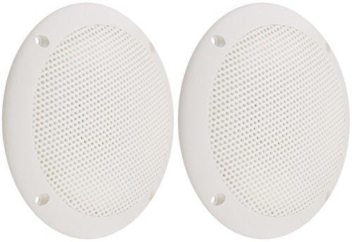 PQN Enterprises ECO50-4W Waterproof Ultra-Slim RV Marine Speaker, White, 5"