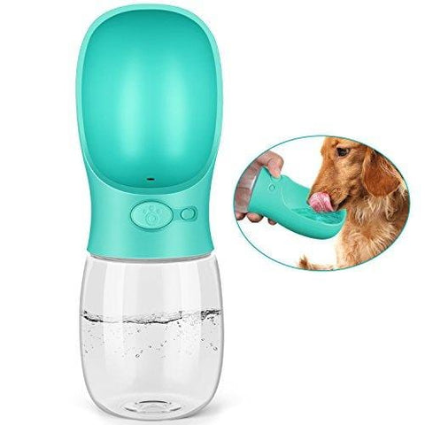Pedy Dog Water Bottle for Walking or Outdoor Travel with Bowl Dispenser, Antibacterial Portable Leak Proof Pet Travel Water Drink Cup, Water Drinking Bottle 12 OZ
