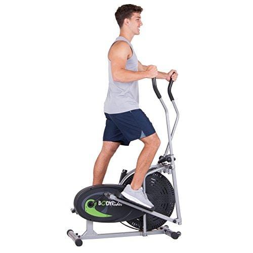 Body Rider Fan Elliptical Trainer with Air Resistance System, Adjustable Levels and Easy Computer BR1830