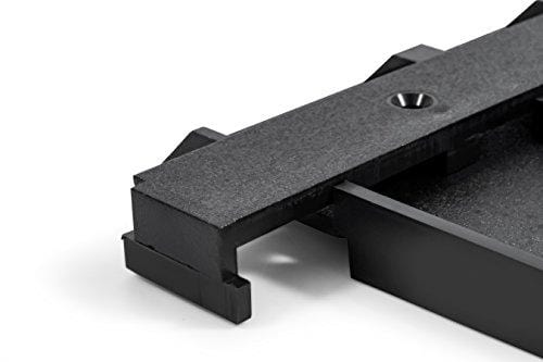 Camco Knife Safe - Securely Mounts on Wood or Metal Surfaces, Holds 7 Cooking and Carving Knives, Organize and Store Knives While Creating Space - (9" x 11") Black (43584)