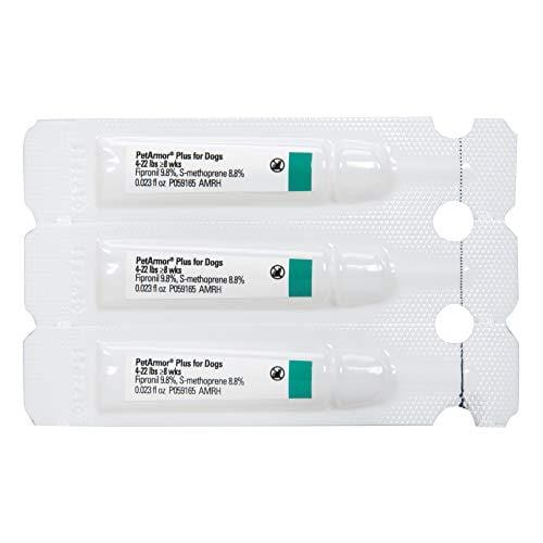 PetArmor Plus for Dogs, Flea and Tick Prevention for Small Dogs (5-22 Pounds), Includes 6 Month Supply of Topical Flea Treatments