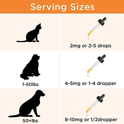 Pet Hemp Oil for Dogs Cats, Natural Organic Hemp Oil for Arthritis Pain Relief,Separation Anxiety,Supports Hip & Joint Health,Calming Relief and Better Sleep - Easily Apply to Treats (500mg)