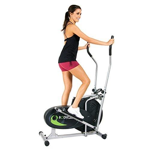 Body Rider Fan Elliptical Trainer with Air Resistance System, Adjustable Levels and Easy Computer BR1830