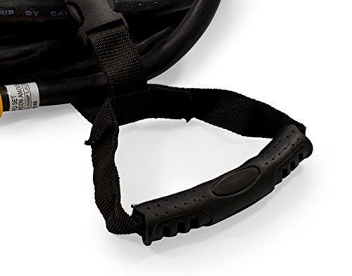 Camco Heavy Duty RV Auto Extension Cord with PowerGrip Handle, Includes Convenient Carrying Strap - 50ft (10 Gauge, 30 Amp) (55197)