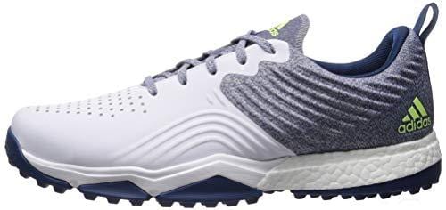 adidas Men's Adipower 4ORGED S Golf Shoe, Legend Marine/FTWR White/hi-res Yellow, 10.5 M US [product _type] adidas - Ultra Pickleball - The Pickleball Paddle MegaStore