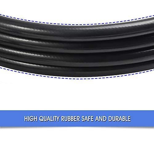 GASPRO 18 FT Quick Connect Propane Hose for RV to Grill, RV Stove Hose Connection, BBQ Quick Release LP Gas Line for Camp Chef - 3/8 Female Flare Fitting x 1/4 Full Flow Quick-Connect Male Plug