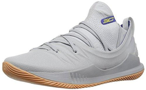 Under Armour Men's Curry 5 Basketball Shoe, Elemental (105)/Overcast Gray, 9.5