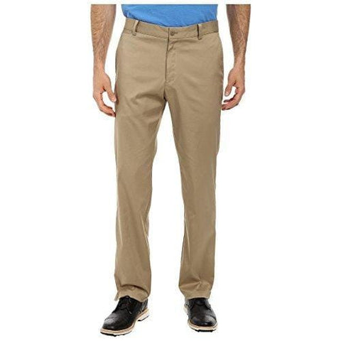 Nike Golf Tech Flat Front Dri Fit Pants in Khaki Brown (34-32)