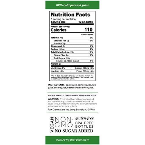 5-Day Skinny Cleanse by Raw Generation® - Best Juice Cleanse to Lose Weight Quickly/Healthiest Way to Cleanse & Detoxify Your Body/Jumpstart a Healthier Diet