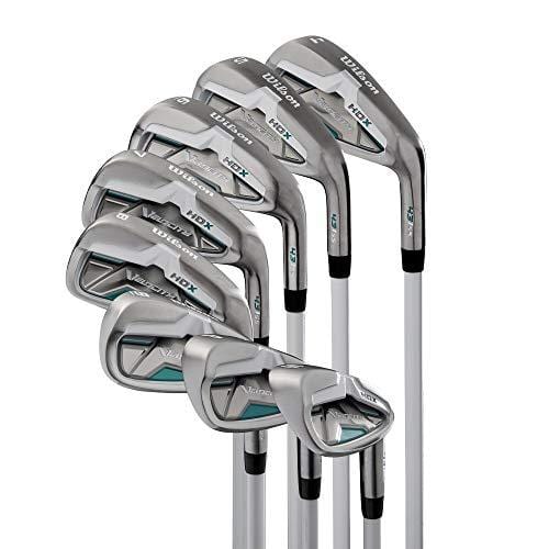 Wilson Velocity HDX Women Right Hand Stiff Flex Steel Iron 4-PW+SW Golf Club Set