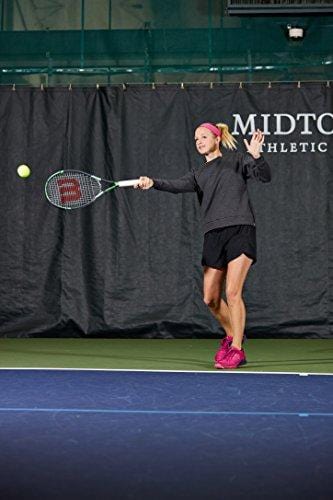 Wilson Tour Slam Strung Tennis Racquet, 4 3/8-Inch, Black/Green