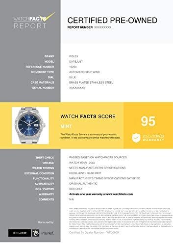 Rolex Datejust Automatic-self-Wind Male Watch 16264 (Certified Pre-Owned)