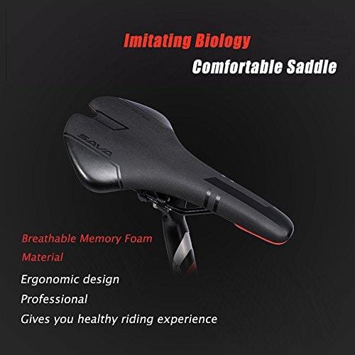 SAVADECK DECK300 Carbon Fiber Mountain Bike 26"/27.5"/29" Complete Hard Tail MTB Bicycle 30 Speed Shimano M6000 DEORE Group Set - (Orange,27.5x17)