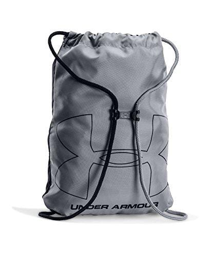 Under Armour Ozsee Sackpack, Black/Steel, One Size