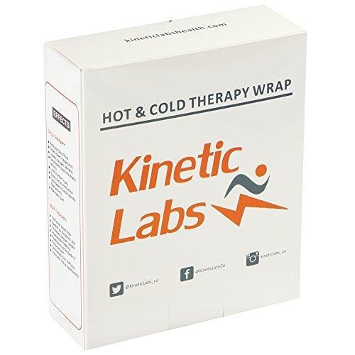 Reusable Gel Ice Pack for Injuries with Strap by Kinetic Labs | Hot Cold Gel Pack Wrap for Pain Relief | Best Ice Wrap for Elbow Ankle Knee Wrist Leg Shoulder Neck Arm Thigh Feet Headaches Surgery