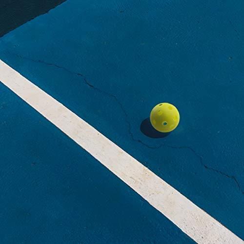 SHOWPIN Pickleball Balls Outdoor Pickleball Balls with 40 Holes, Orange (Outdoor 6 Pack)