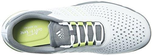 adidas Women's Adipure Sport Golf Shoe, White/Semi Frozen Yellow/Grey, 8.5 Medium US [product _type] adidas - Ultra Pickleball - The Pickleball Paddle MegaStore