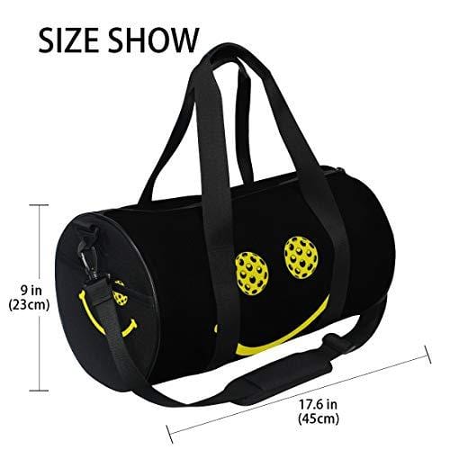 Gym Duffel Bag Pickleball Face Training Duffle Bag BaLin Round Travel Sport Bags for Men Women
