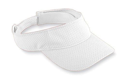 Augusta Sportswear Athletic Mesh Visor, One Size, White