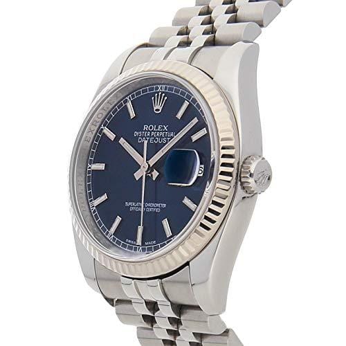 Rolex Datejust Mechanical (Automatic) Blue Dial Mens Watch 116234 (Certified Pre-Owned)