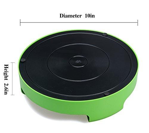 FYNIGO Cat Interactive Toys with a Running Mice and a Scratching Pad,Catch The Mouse,Cat Scratcher Catnip Toy,Green