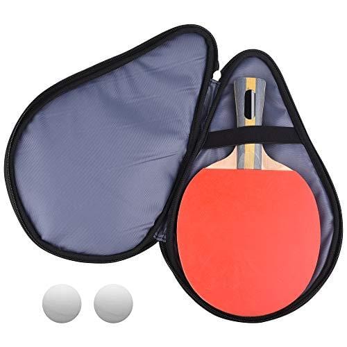 CM Cosmos Table Tennis Racket Case Cover Ping Pong Paddle Carry Bag with Ball Storage Pocket
