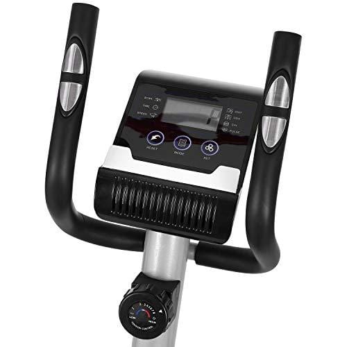 Fast 88 Portable Elliptical Machine Fitness Workout Cardio Training Machine, Magnetic Control Mute Elliptical Trainer with LCD Monitor,Top Levels Elliptical Machine Trainer (Grey)