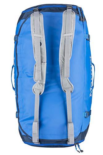 Marmot Long Hauler Duffel Bag Expedition, sac de voyage grand et robuste, sport, XL Weekender Travel Duffle, 50 cm, 125 liters, Blue (Peak Blue/Vintage Navy)
