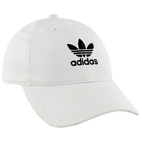 adidas Men's Originals Relaxed Strapback Cap, White/Black, One Size [product _type] adidas Originals - Ultra Pickleball - The Pickleball Paddle MegaStore