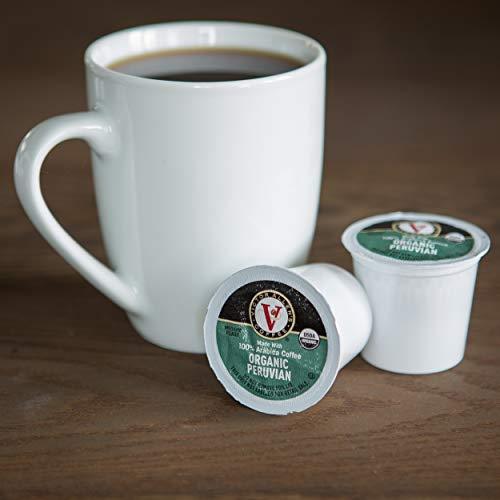 Organic Peruvian for K-Cup Keurig 2.0 Brewers, 80 Count Victor Allen's Coffee Medium Roast Single Serve Coffee Pods