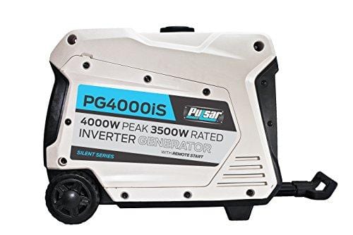 Pulsar 4,000W Portable Gas-Powered Quiet Inverter Generator with Remote Start & Parallel Capability, CARB Compliant, PG4000iSR