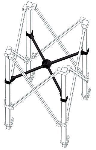 Gamma Sports EZ Travel Cart Pro 150 Ball Hopper, Black [product _type] Gamma Sports - Ultra Pickleball - The Pickleball Paddle MegaStore