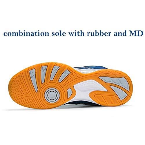 Mishansha Badminton Shoes for Men Non Slip Indoor Court Volleyball Tennis Sneakers Safety Training Shoe Blue