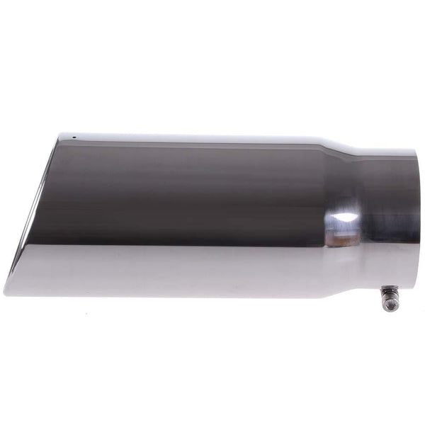 ECCPP Diesel Exhaust Tip 5" Inlet 6" Outlet Exhaust Tips 15" Long Mirror Polished Stainless Steel Exhaust Tailpipe