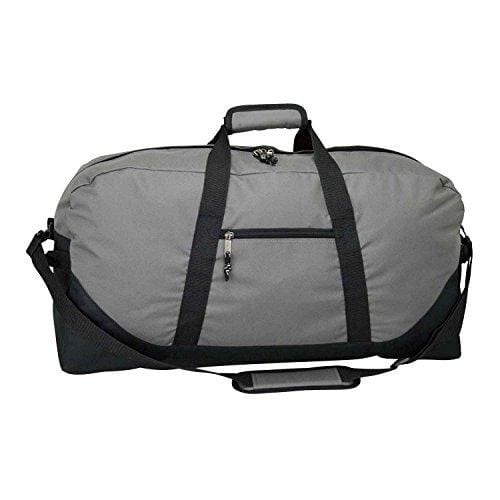 DALIX 25" Big Adventure Large Gym Sports Duffle Bag in Gray