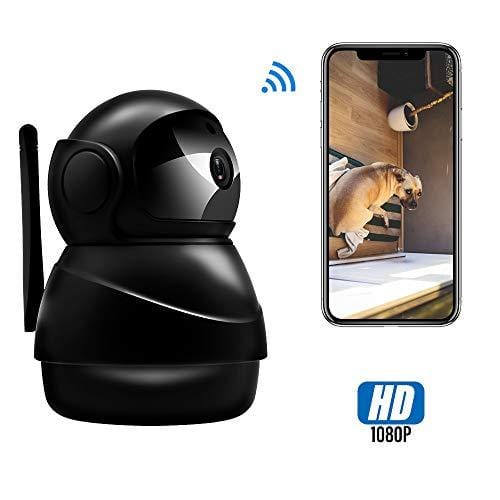 Veroyi IP Camera Full HD 1080P WiFi Home Surveillance Security Camera with Pan/Tilt/Zoom Function, Two Way Audio Night Vision Camera