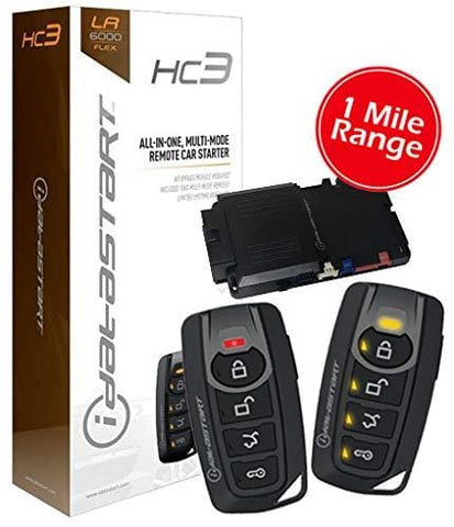 iDatastart HC3 2-Way Remote Car Starter (HC3452A) - Includes 2 Controllers, 2-Way 1-Mile Range, fits Over 10000+ Vehicles