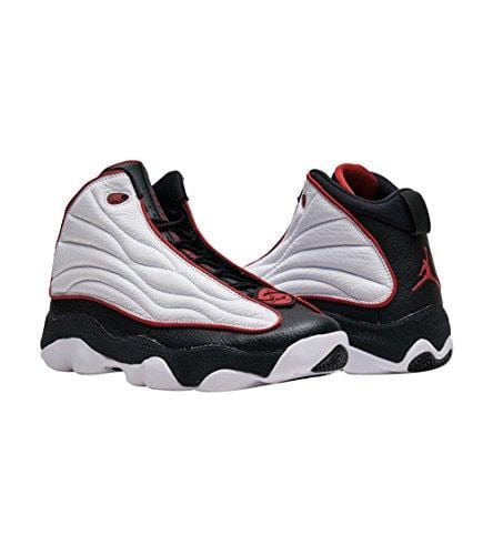 Nike Jordan Pro Strong Basketball Shoes, Black/Varsity Red-White, 11