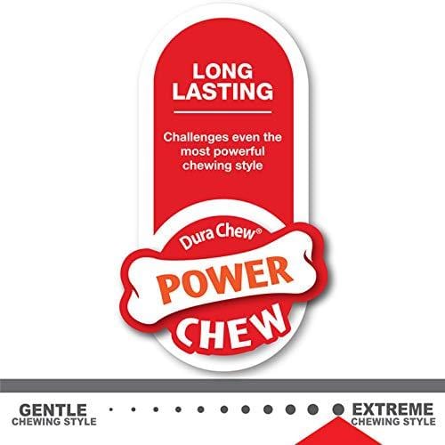 Nylabone Dura Chew Power Chew Textured Ring, Large Durable Dog Chew Toy, Great for Aggressive Chewers
