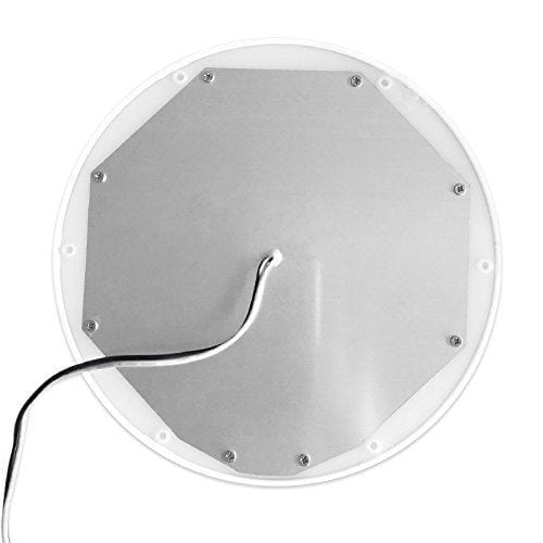 Dream Lighting 12volt LED Panel Ceiling Dome Light Fixture with Switch for RV Motorhome & Marine-8.5 Inches, with Memory Function, Cool White & Blue