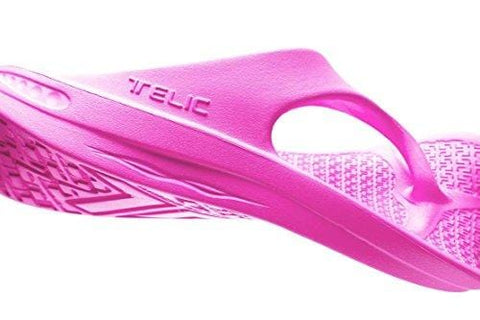 Telic Flip Flop Mens EVA Sandals, Pink Flamingo 2XL, Size - 12